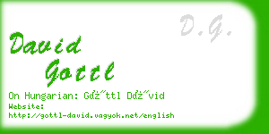 david gottl business card